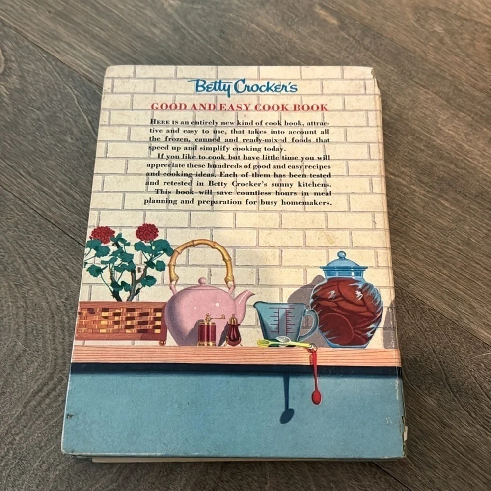 Betty Crockers Good and Easy Cook Book First Edition 4th Printing Vintage 1954